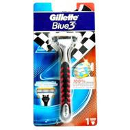 Gillette Blue 3 Red Razor 1 Up