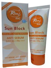 Rivaj UK Sun Block Anti Sebum SPF 60 / PA+++ 50ML