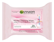 Garnier  Micellar Cleansing Wipes 25 pieces