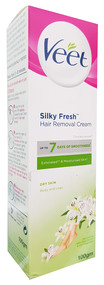Veet Silky Fresh Hair Removal Cream For Dry Skin - Body & Legs (100 Grams)