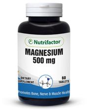Nutrifactor Magnesium 500mg (60 Tablets) Dietary Supplements