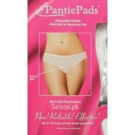 Pantiepads Disposable Panties with Built-In Menstrual Pad (3 Pads Pack)