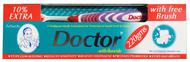 [Clearance] Doctor Toothpaste With Flouride 220g With 2 Free Brush 