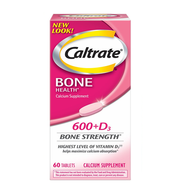 Caltrate Bone Health 600 + D3 - 60 Tablets (Calcium Supplement)