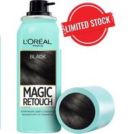 L'oreal Paris Magic Retouch Root Touch Up Hair Color Spray - Black 75ML (LIMITED STOCK)