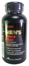 GNC Men's Maca ManÂ® 60 Vegetarian Caplets