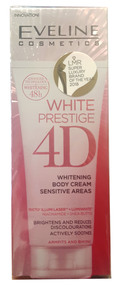 Eveline White Prestige 4D Body Cream For Sensitive Areas 125 ML