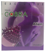 Black Cobra Alien Spike Condom 1 Piece