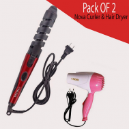 Pack Of 2 Nova Hair Curler & Hair Dryer By Ezzy shop