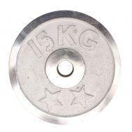 Weight Metal Plate - 15 KG - Silver 8155-15-k