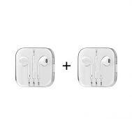 Singapore Mobile Accessories Pack Of 2 - In-Ear Handsfree For Iphone - White