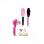 Hair Straightener Brush & Face Massager By Ezzy shop