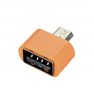 Rubian - OTG+USB Adapter - Orange