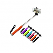Singapore Mobile Accessories Selfie Stick Wired - Multicolour