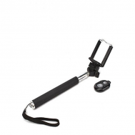 Singapore Mobile Accessories Wireless Bluetooth Selfie Stick With Remote-Black
