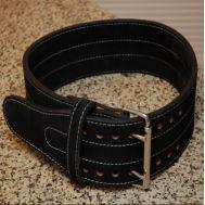 Power Weight lifting belt with prong buckle