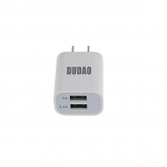 2.1A Dual Port Charger For Smartphones - White By Singapore Mobile Accessories