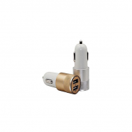 Singapore Mobile Accessories Dual USB Port Car Charger - 2.1A - White