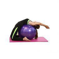 Fitoos Pack of 2 - Exercise Ball + Pump- Purple