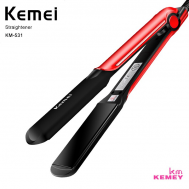 Kemei Hair Straightener - Red & Black  Km 531 By Ezzy shop