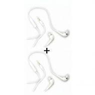 Singapore Mobile Accessories Pack Of 2 Handsfree For Smartphones - White