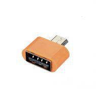 Singapore Mobile Accessories OTG Micro USB Adapter For Android - Orange