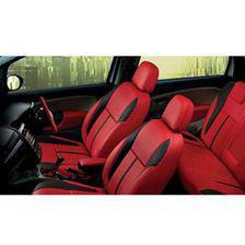 Japanese Leather Type Rexine Seat Covers Black And Red