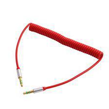 Aux cables Flexible Spring - Mix Color | Audio Extension Cable | Aux Cable For Stereo
