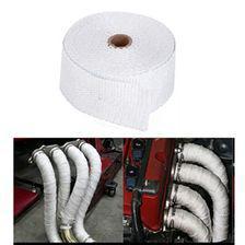 Heat Wrap Thermal For Engine and Exhaust Pipes | Car Exhaust Insulation Tapes Manifolds Heat Thermal Wrap | Motorcycle Exhaust Thermal Exhaust Tape Header Heat Wrap Resistant Down Pipe For Motorcycle Car Accessories