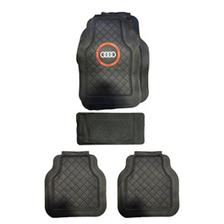 Audi Rubber Floor Mat Black | PVC  Floor Mats | Car Mats | Vehicle Mats | Foot Mat For Car