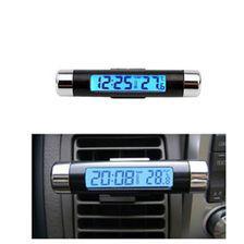 3 in 1 Digital Car Clock Thermometer Voltmeter LED Display