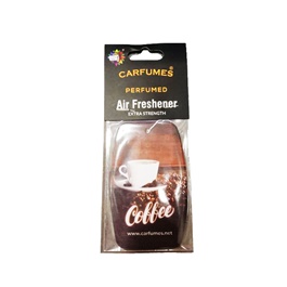 Card Car Perfume Fragrance Air Freshener - Coffee