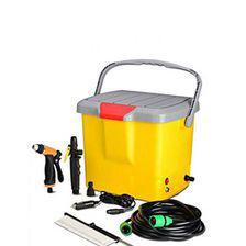 12v Portable Automatic Extreme Car Washer Bucket Style | High Pressure Washer Gun Pump Car Washer 25L Water Storage Bucket Portable Car Washer Cleaner Car Care Washing Auto Device