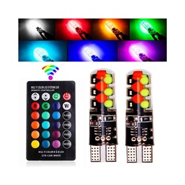 RGB Multi Color SMD Parking Light | Led Light Bulb For Parking | SMD Car Exterior Parking Lamps Parking Lights Car Accessories
