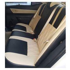 Japanese Rexine Extra Foaming Seat Covers Black And Beige