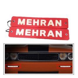 Mehran Flexible LED DRL Red - Pair | Daytime Running Lights | Car Styling Led Day Light | DRL Lamp