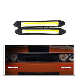 Flexible LED DRL White and Yellow - Pair | Daytime Running Lights | Car Styling Led Day Light | DRL Lamp