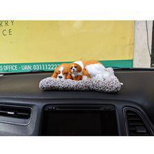 Car Cute Sleeping Dog Puppy Dashboard Decoration - Multi