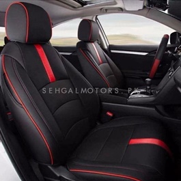 Hyundai Elantra Japanese Leather Type Rexine Seat Covers Beige - Model 2021 -2022