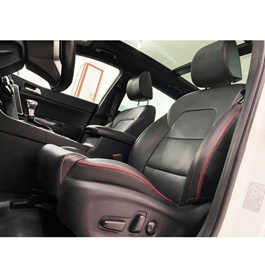 Kia Sportage Japanese Leather Type Rexine Seat Covers Black - Model 2019 -2021