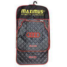 Audi PVC Floor Mat Red and Black  | Rubber Floor Mats | Car Mats | Vehicle Mats | Foot Mat For Car | Latex Mats