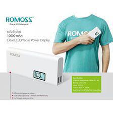 Romoss Power Bank 10000 MAH - Solo 5 Plus | Power Bank Portable External Battery Charger Quick Charge | Outdoor USB Charger | Travel Power Bank | Usb Ports Charger Portable External Battery For Smartphone