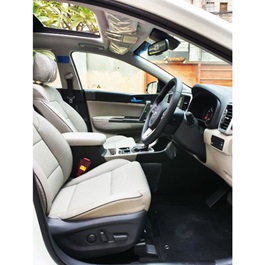 Kia Sportage Leather Type Rexine Seat Covers Beige | Seat Covers | Universal Seat Covers | Leather Type Seat Covers