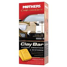Mothers California Gold Clay Bar System Kit | Magic Car Clean Clay Bar Auto Detailing Cleaner Car Washer Blue | Auto Care Clay