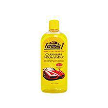 Formula 1 Carnauba Wash & Wax - 8 OZ  | Car Shampoo | Car Cleaning Agent | Car Care Product | 2 in 1 Product | Glossy Touch Shampoo | Mirror Like Shine