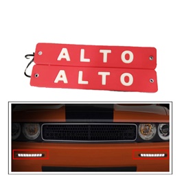 Alto Flexible LED DRL Red - Pair | Daytime Running Lights | Car Styling Led Day Light | DRL Lamp