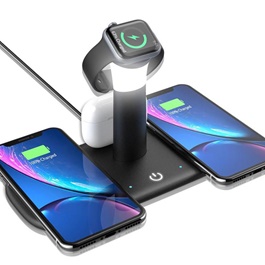 Wireless Charging Stand Version 2 | Apple/ Android Watch Airpods Charging Stand | Wireless Charging Dock | Qi Fast Wireless Charger Stand