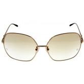 Montblanc Sunglasses Women Gold MB353S 28F Square