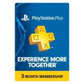 PlayStation Plus 3 Months PSN Membership - PS3 / PS4 / PS Vita USA Region {Digital Code}