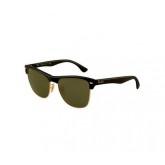 Ray-Ban 0RB4175 Square Sunglasses Matte Black-Arista/Crystal Green-G-15xlt
